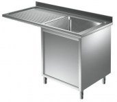 lavello inox armadiato 1 vasca inserimento lavastoviglie